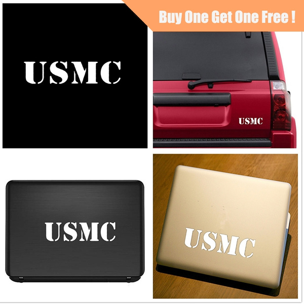 Usmc Cut Self Adhesive Vinyl United States Marine Corps For Ipad Apple Laptop Sticker Cars Decal Window Tablet Xmas Gift Home Decor Stickers Wish - Usmc Home Decor