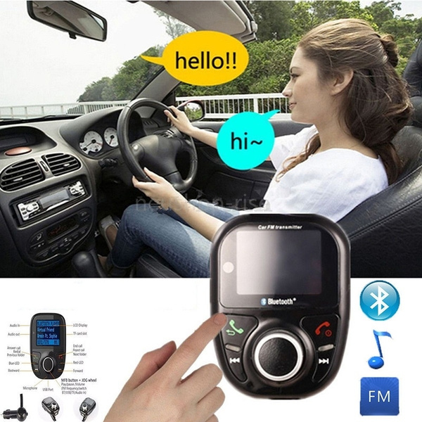 Bluetooth FM Transmitter Auto MP3 Player USB KFZ SD AUX Freisprechanlage 