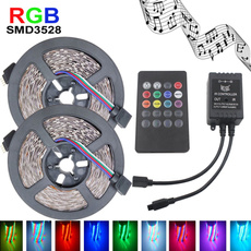 3528 RGB LED Strip Flexible Light 10M 600Led/m Music IR Remote Controller DC12V Home Decoration LED Stripe