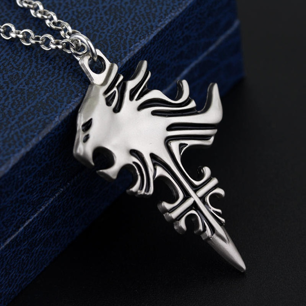 Final Fantasy Squall Griever Pendant Chain Necklace