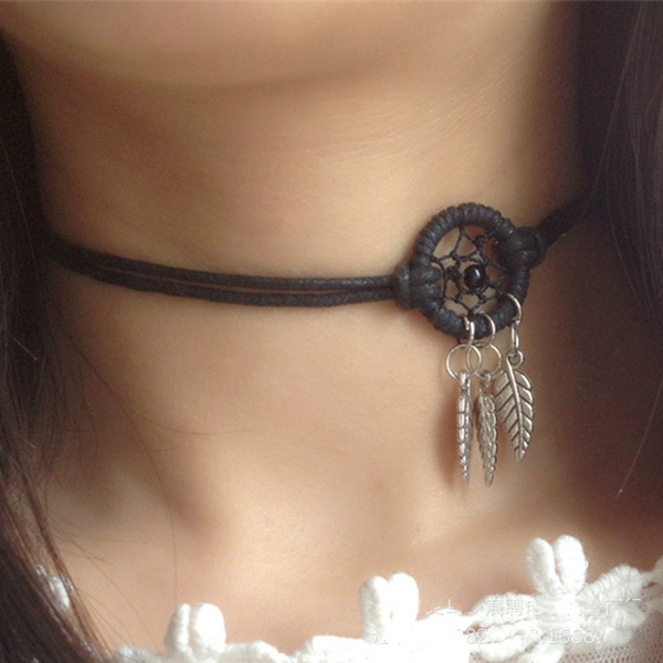 dream catcher choker necklace