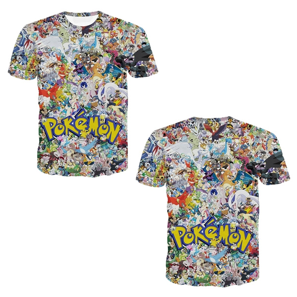 Pokemon collage 2025 t shirt