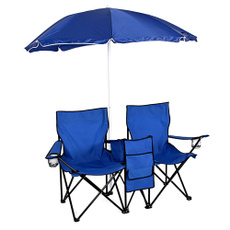 Blues, foldablechair, Outdoor, Umbrella