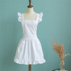 pink, apron, womenapron, Lace