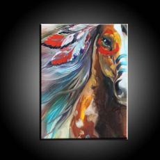 modernabstract, horse, Home Decor, painting