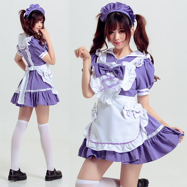 Harajuku Kawaii Maid Dress Maidservant Costume Female Maid Costumes Sexy Maid  Costumes | Wish