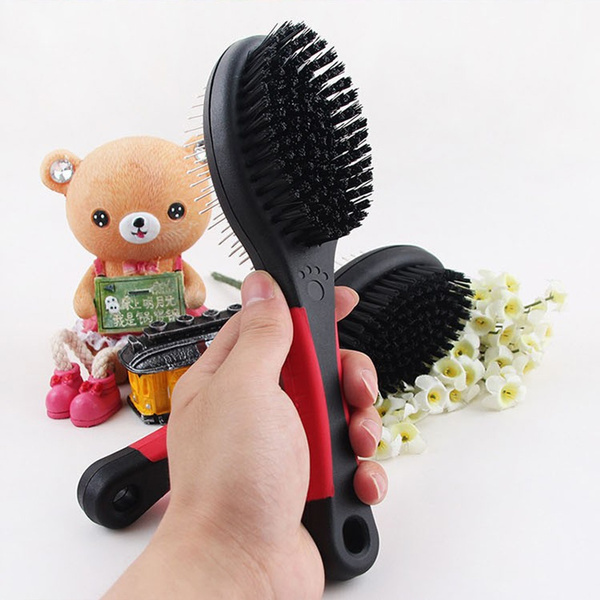 double sided pet brush
