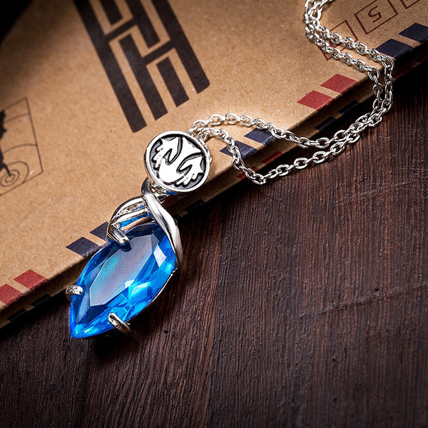 Final fantasy crystal on sale necklace