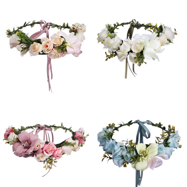 large floral headband