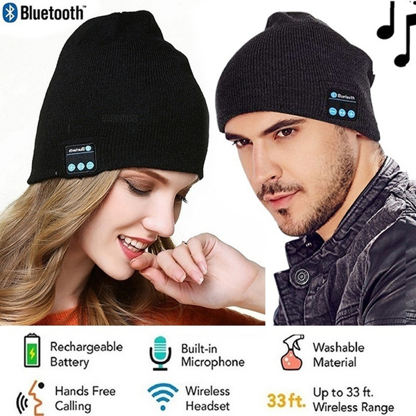 Headphones, Headset, hatwirelessbluetoothcap, Fashion