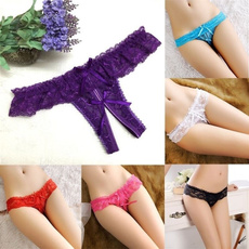 Underwear, Panties, vstringknickersopencrotch, Thong