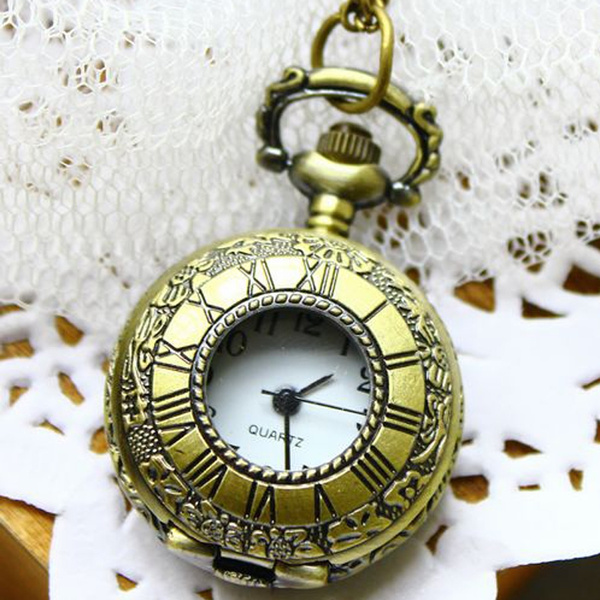 Antique Vintage Steampunk Watch Retro Quartz Necklace Pendant Pocket ...