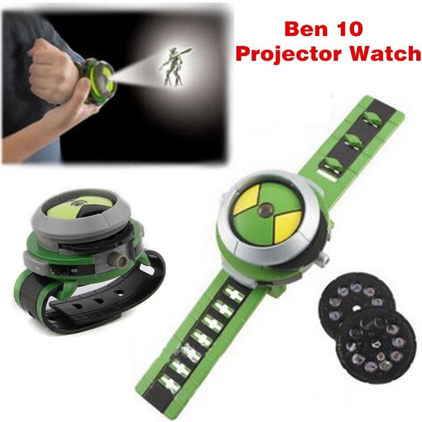  XuanAn Children Watch Ben 10 Omnitrix Toys for Kids Projector  Student Watches Projector Christmas Birthday Gifts Green : Clothing, Shoes  & Jewelry