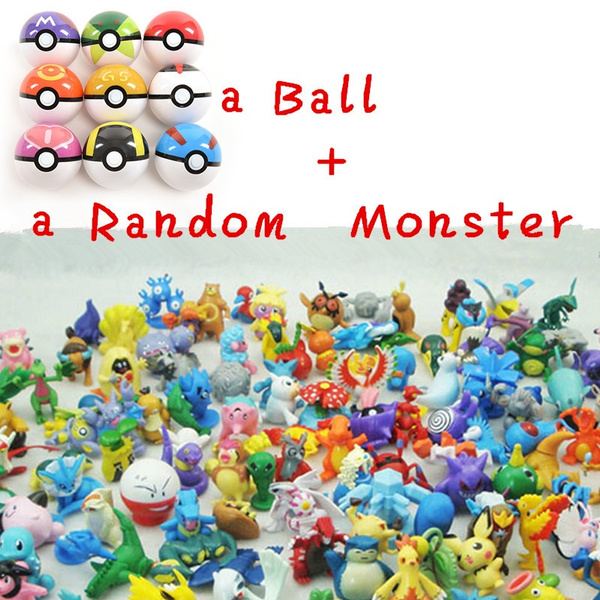 pokemon balls with figures