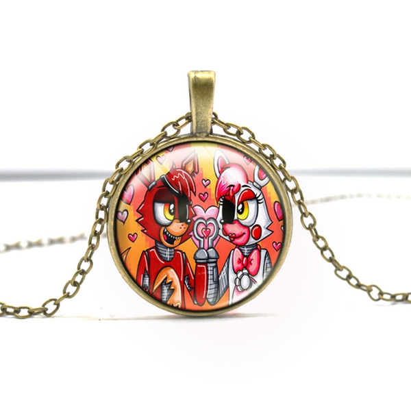 Buy CAT SALES FNAF NECKLACE FIVE NIGHTS AT FREDDY'S PENDANT NECKLACE (FOXY  WITH MANGLE) Online at desertcartEcuador