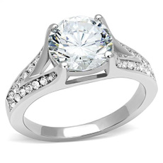 Steel, Engagement, Jewelry, Stainless