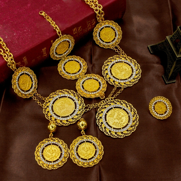 Plated 24K Gold Fashion Crystal Jewelry 