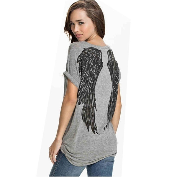 angel wings shirt back