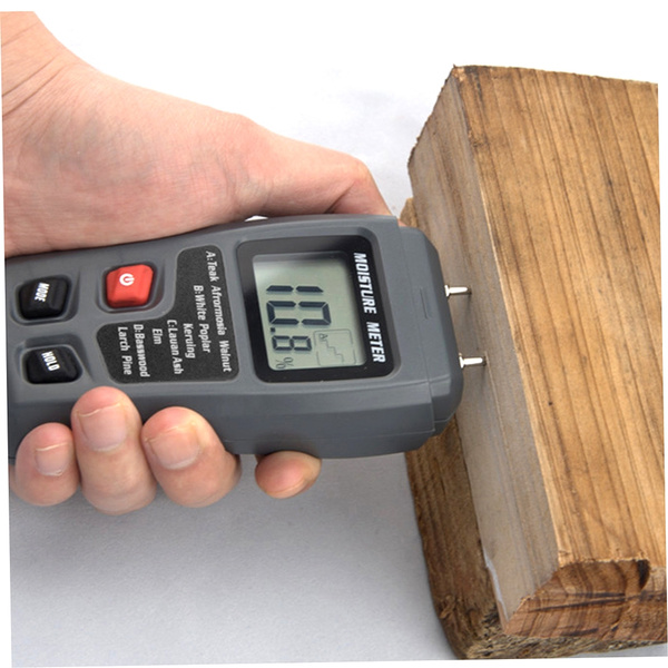 LCD 0-99.9% 2Pins Wood Industry Digital Moisture Meter Humidity Tester  Timber nq8