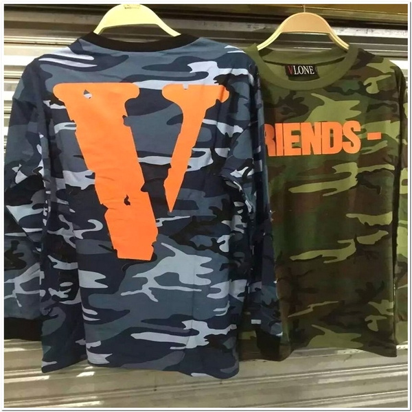 Vlone camo tee sale