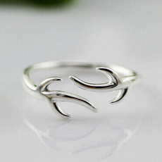 Sterling, antlersring, Fashion, Jewelry