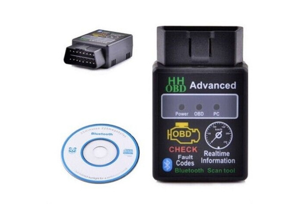 Generic Bluetooth HH OBD Advanced OBDII OBD2 ELM 327 Car Diagnostic Scanner  code reader scan tool for Android LR-5 : : Car & Motorbike