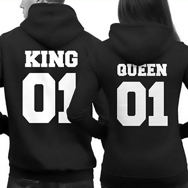 king and queen hoodies wish