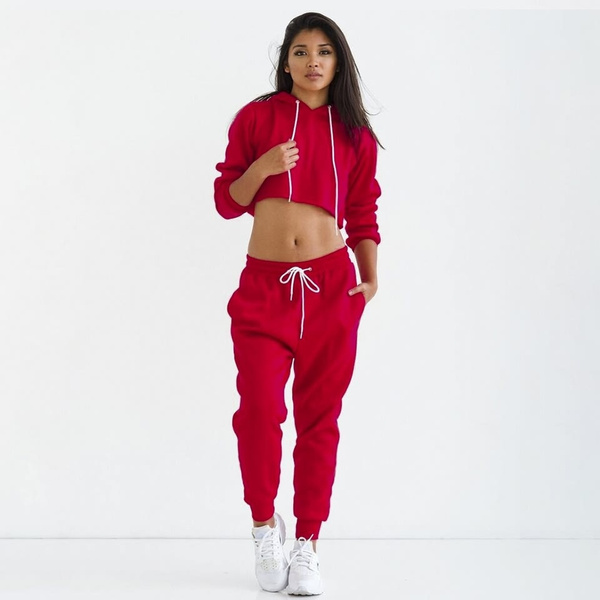 cropped red zip up moletom com capuz