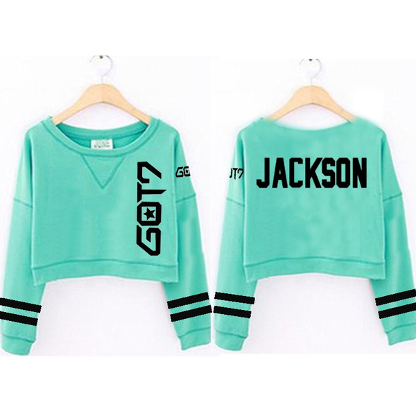 Kpop GOT7 Light Green Sweater FLIGHT LOG TURBULENCE Long Sleeve Shirt Pullover 
