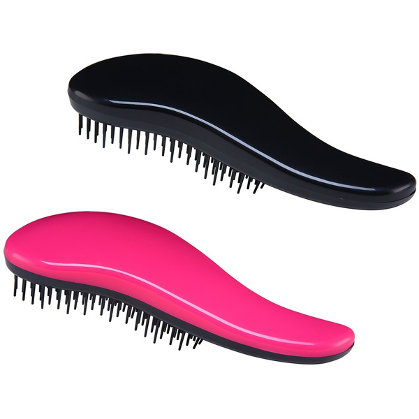 Pink Detangling Hairbrush for Wet and Dry Hair