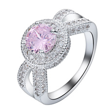 pink, christmasgiftring, whitegoldring, Jewelry