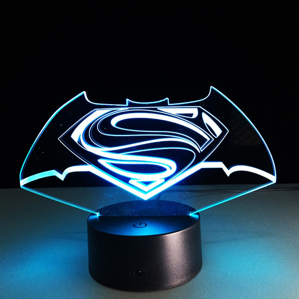 Joker Batman 3D LED Table Lamp Reading Lamp Night Light Bedside Table Lamp Gift 