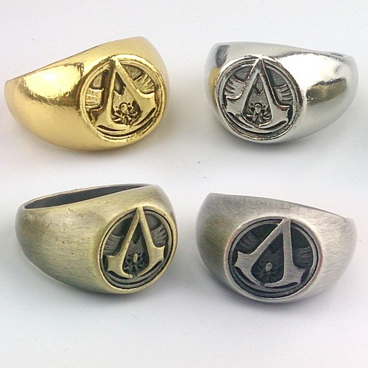 Fashion Assassin's Creed Ring Alloy Men's Ring, Punk Gothic Rock Party  Brothers Jewelry,10 : Amazon.ca: Clothing, Shoes & Accessories