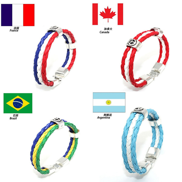 Wrist Band Bracelet Croatia National Flag FIFA World Cup Fan Men Large 8