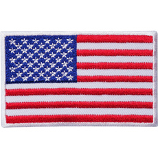 Iron, american flag, irononpatch, USA flag