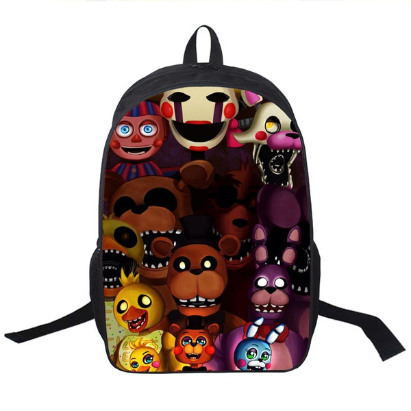 Dream Roca Five Nights at Freddy's Cartoon Backpack Kids Bookbag Printed Backpack Rucksack School Bags 