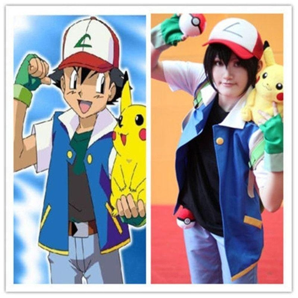 pokemon gloves and hat