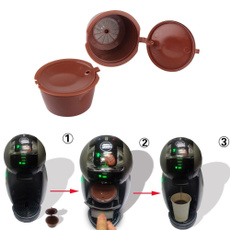 1PC/3PCS Refillable Coffee Filter Cup Coffee Capsules Reusable Coffee Bean Filter (Just Coffee Filter Cup, Without Other Accessories)