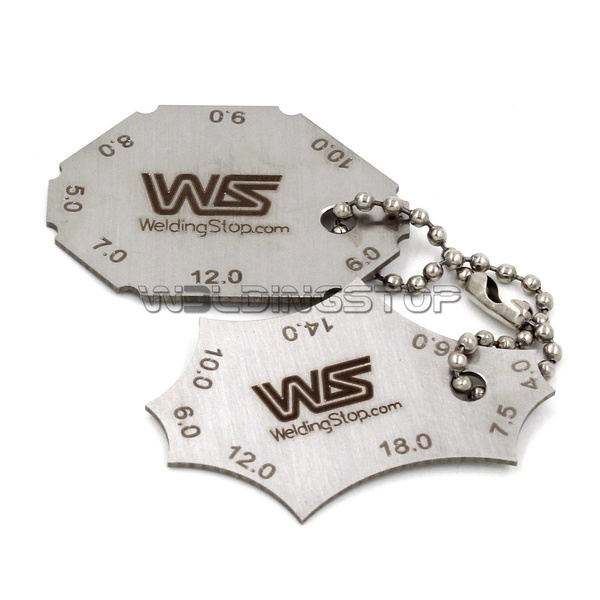 Details about   Welding Gauge key Pocket Gage 2pcs Set Weld Seam Inspection Tools NEW ZY 