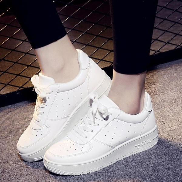 Fashion New Style Breathable Casual Shoes Woman Platform White Shoes Zapatos  Mujer Tennis Feminino Chaussure Femme Basket Christmas Gift | Wish