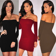 Women Bandage Bodycon Long Sleeve Evening Sexy Party Cocktail Pencil Mini Dress