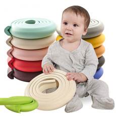 With 3M Sticker L Type Baby Safety Products 2m Kids Bumper Strip Corner Protector Table Edge Corner Cushion Strip 