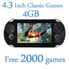 Video Game Console 4GB Free 2000 games 4.3 inch MP5 Players