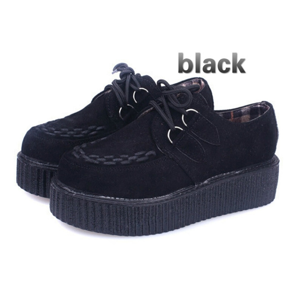 Womens cheap black creepers