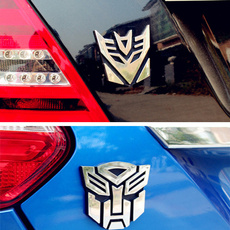 Transformers Car Decoration Sticker Logo Zinc Alloy 3D Autobot Decepticon Emblem Badge Decal Truck Car Styling
