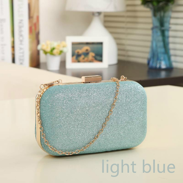 18 Frozen-Inspired Light Blue Bags For Women | Blue bags, Blue clutch bag,  Prom clutch