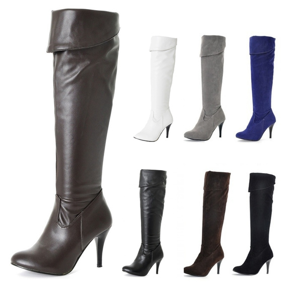 high heels stiefel plateau