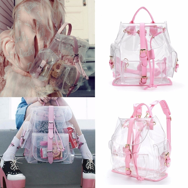 clear plastic fashion bags