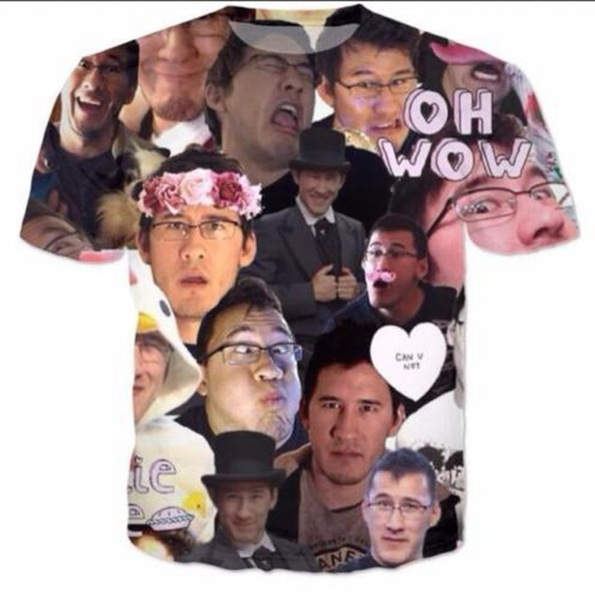 New Fashion Womens Mens Markiplier Collage Funny 3d Print T Shirt Plus Size S Xxxxxl Wish