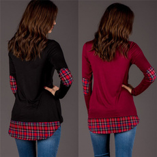 blouse, long sleeve blouse, Spring/Autumn, Sleeve